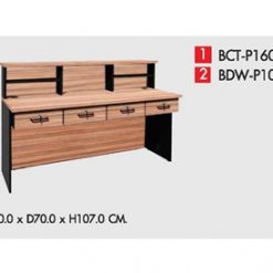 ชุดเคาน์เตอร์ 1.60 M 4 ลิ้นชัก B-WALNUT BCT-P160-3