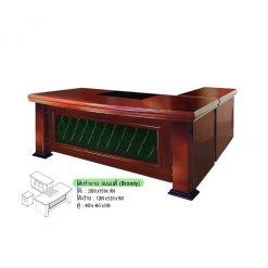 โต๊ะผู้บริหาร BRANDY แบรนดี้ (200cm) Set 3ชิ้น