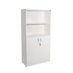 ตู้เอกสารสูง ล่างบานเปิด สีขาว DWD-001