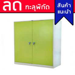 ตู้เสื้อผ้า 2 บานเปิดเตี้ย มีแผ่นกั้นกลาง      (ทึบ/กระจกใส) 3,4 ฟุต WD3FDH/WD4FSMDD/     WD3FDHM/WD4FGLSMDD