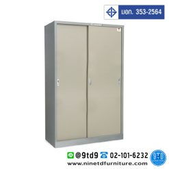 ตู้บานเลื่อนทึบสูง 4 ฟุต (มอก.) SD-724TD