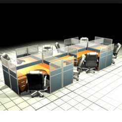 โต๊ะทำงานกลุ่ม (ไม่รวมเก้าอี้) JIGSAW B83 SET