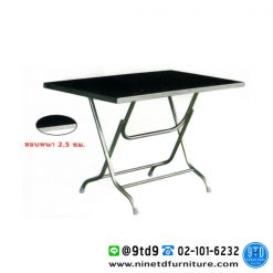 โต๊ะสแตนเลสขาปีกนก 1 นิ้ว TSY6090-1