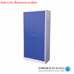 ตู้เสื้อผ้า 2 บานเปิดสูง-ทึบ 3,4 ฟุต (1 แผ่นชั้น) WD3F1SK/WD4F1SLB