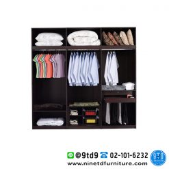 โครงตู้เสื้อผ้า PICASSO 6 บานเปิด XHB-740