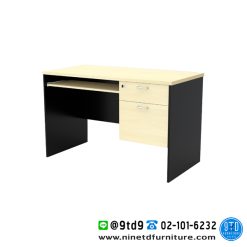 โต๊ะทำงาน 2 ลิ้นชัก มีรางคีย์บอร์ด รุ่น OTC-120