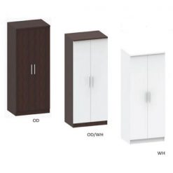 ตู้เสื้อผ้า 80 ซม. 2 บานเปิดทึบ WR-80-A