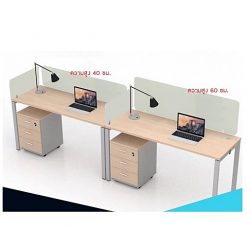 ฉากกั้นโต๊ะ MINI SCREEN สูง 60 cm. หนา 4.76มม. รุ่น อะคริลิคฝ้า