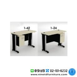 โต๊ะทำงานต่อข้าง+ตู้ 1 บานเปิด LINK รุ่น LK 1-24/LK 1-42