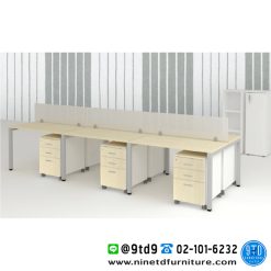 โต๊ะทำงานกลุ่ม 6 ที่นั่ง QUATTRO รุ่น QT SET 6