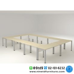 โต๊ะประชุม 20-24 ที่นั่ง (4.8x3เมตร) QUATTRO รุ่น QT SET 11