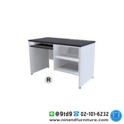 โต๊ะคอมพิวเตอร์+ช่องวางปริ้นเตอร์+ชั้นขวา SOFT LIGHT รุ่น WCSL 120R