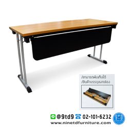 โต๊ะอเนกประสงค์/โต๊ะสัมนา/โต๊ะพับขาคู่ มีบังตา Flash/F-150 ขนาด 150 ซม.