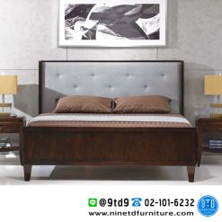 เตียงพาเนลขนาด 6 ฟุต (บุผ้า) รุ่น Oscar 9804-752
