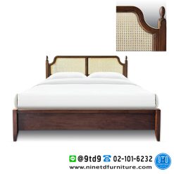 เตียงพาเนลขนาด 6 ฟุต (หัวหวาย) รุ่น Boutique II 8120-856