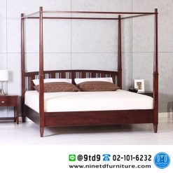 เตียงคาโนปี้ขนาด 6 ฟุต รุ่น Post 8112-860