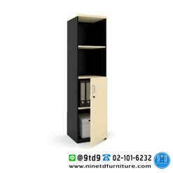 ตู้เอกสารสูง บนโล่ง ล่าง 1 บานเปิด รุ่น FC-401B