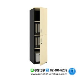 ตู้เอกสารสูง บน-ล่าง 1 บานเปิด รุ่น FC-401C