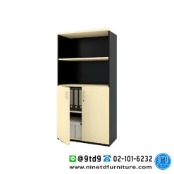 ตู้เอกสารสูง บนโล่ง ล่าง 2 บานเปิด รุ่น FC-802B