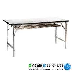 โต๊ะพับเอนกประสงค์ มีตะแกรง ขนาด 60x150 ซม. รุ่น DT-183 (กรุณาสอบถามราคา)
