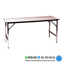 โต๊ะพับเอนกประสงค์ ขนาด 60x150 ซม. รุ่น DT-184 (กรุณาสอบถามราคา)
