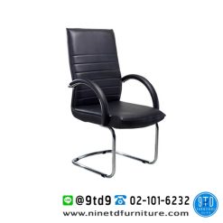 เก้าอี้สำนักงาน พนักพิงสูง เก้าอี้รับแขกขา C EL-002C