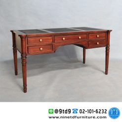 โต๊ะทำงานคลาสสิค Louis Philipe Writing Desk IN-15366