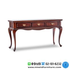 โต๊ะทำงานคลาสสิค 140 cm. Chippendale Cadenza Desk IN-SD-08-MCM
