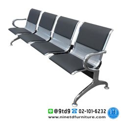 เก้าอี้แถวเบาะหนัง PVC รุ่น "PIPPA" (พิบป้า) CC-313-4 จำนวน 4 ที่นั่ง