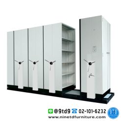 ตู้รางเลื่อนประหยัดพื้นที่ แบบพวงมาลัย รุ่น CPT 9-TMG