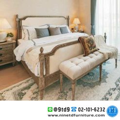 เตียงพาเนลขนาด 6 ฟุต (บุผ้า) รุ่น Tuscany 9911-856